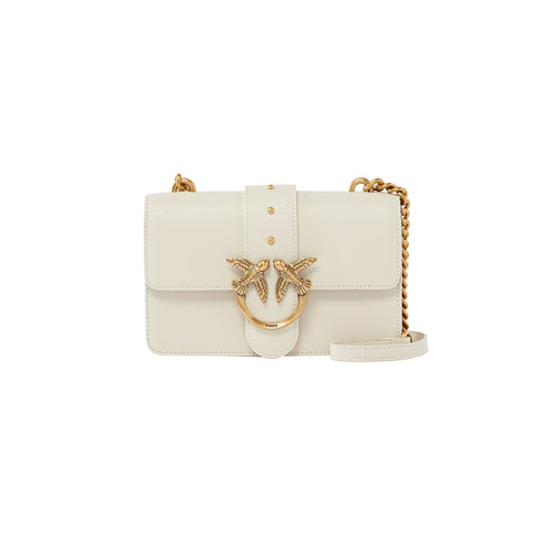 Pinko Borsa a spalla Borsa Donna tracolla Love One Mini Bianco oro P25 - PINKO 100059A0F1 - Z14Q - UNI - Francavilla Moda